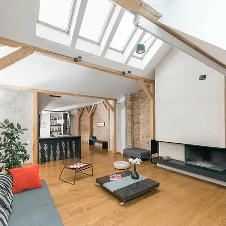 Spacious Loft In Art Nouveau Area ריגה